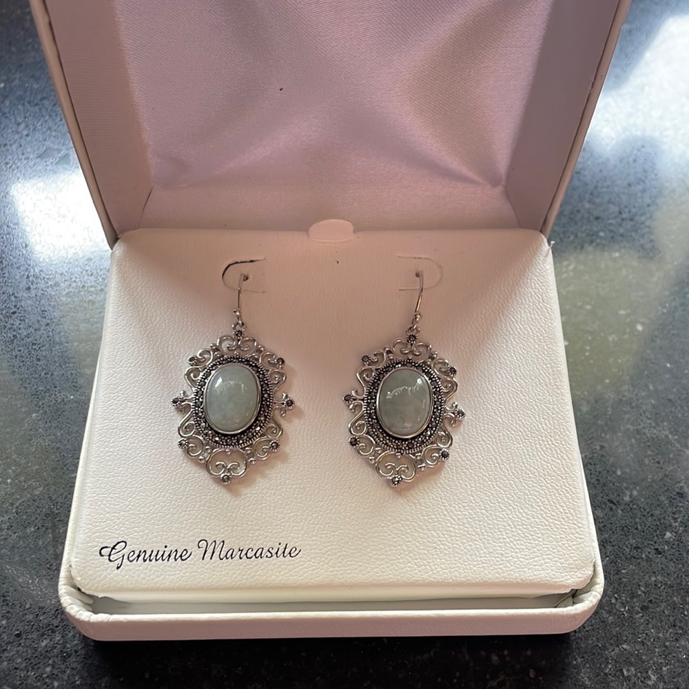 Silver earrings for pierced ears